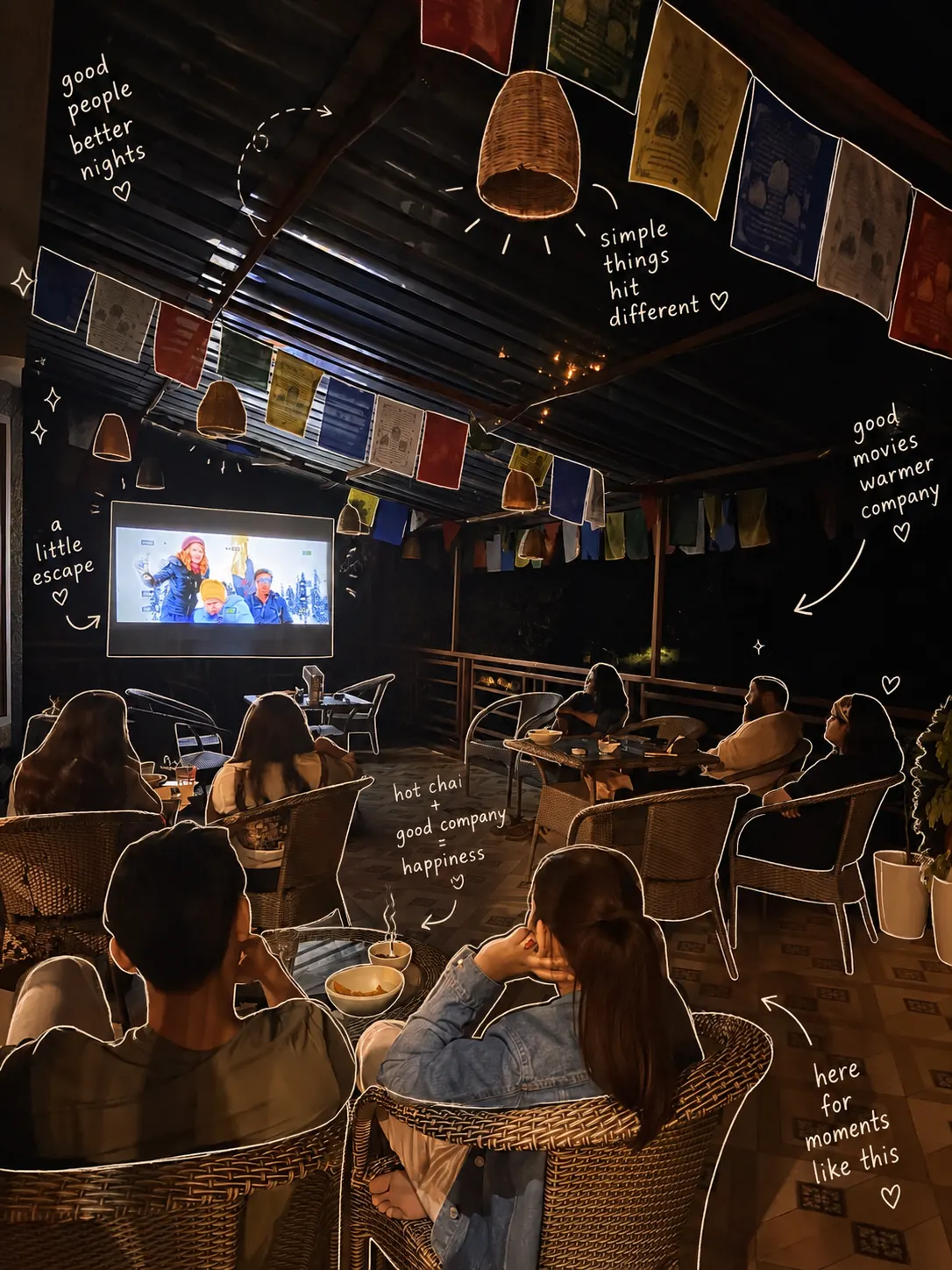 Movie night: Live music, movie nights, bonfires and mountain days at The Rustic